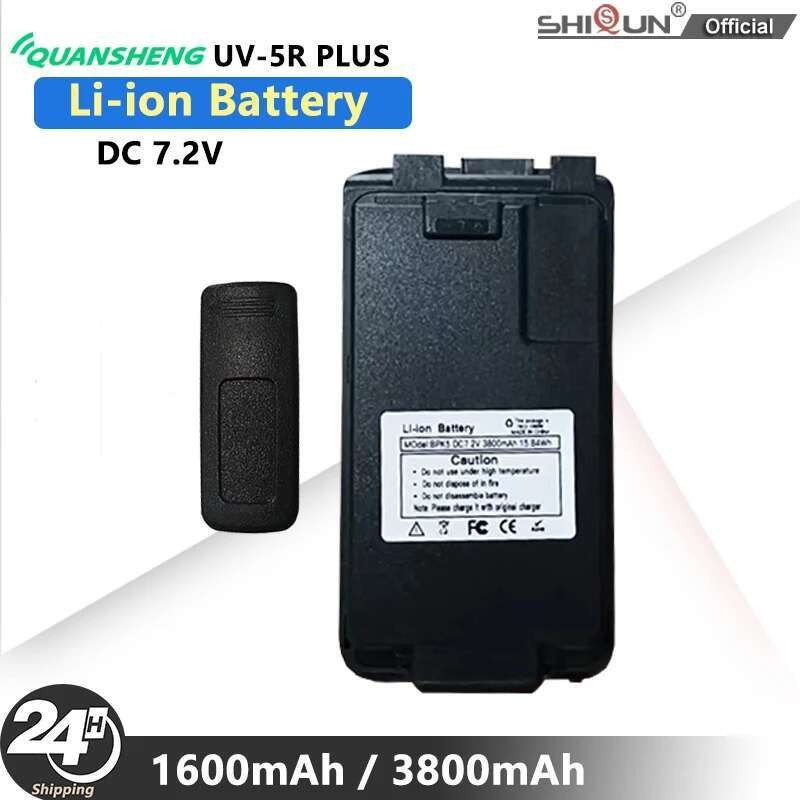 5R Plus Li-ion Quansheng DC 7.2V 3800mAh Baterai BPK5 Untuk Walkie Talkie K5 K58 Dua Arah -K6 -K6