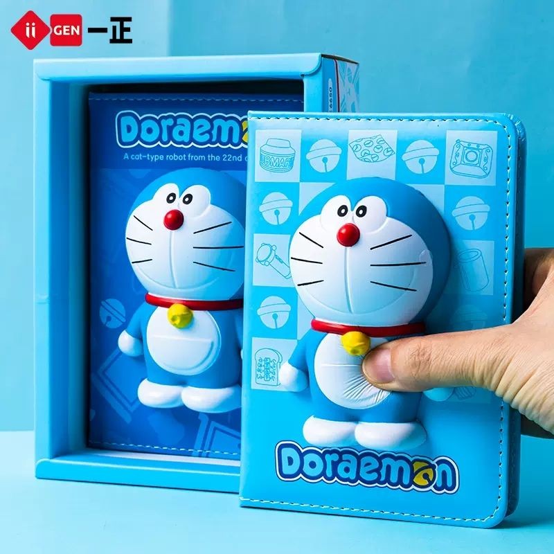 

Yizheng Seri Hadiah Doraemon Lucu Buku Catatan Penghilang Stres Buku Harian Sekolah Dasar Buku Deko
