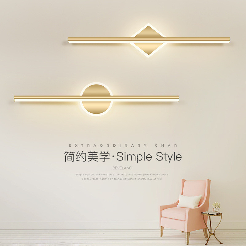 Lampu Kaca Cermin Mirror Lighting  Lampu cermin, Nordic sederhana hotel LED modern kamar mandi cermi