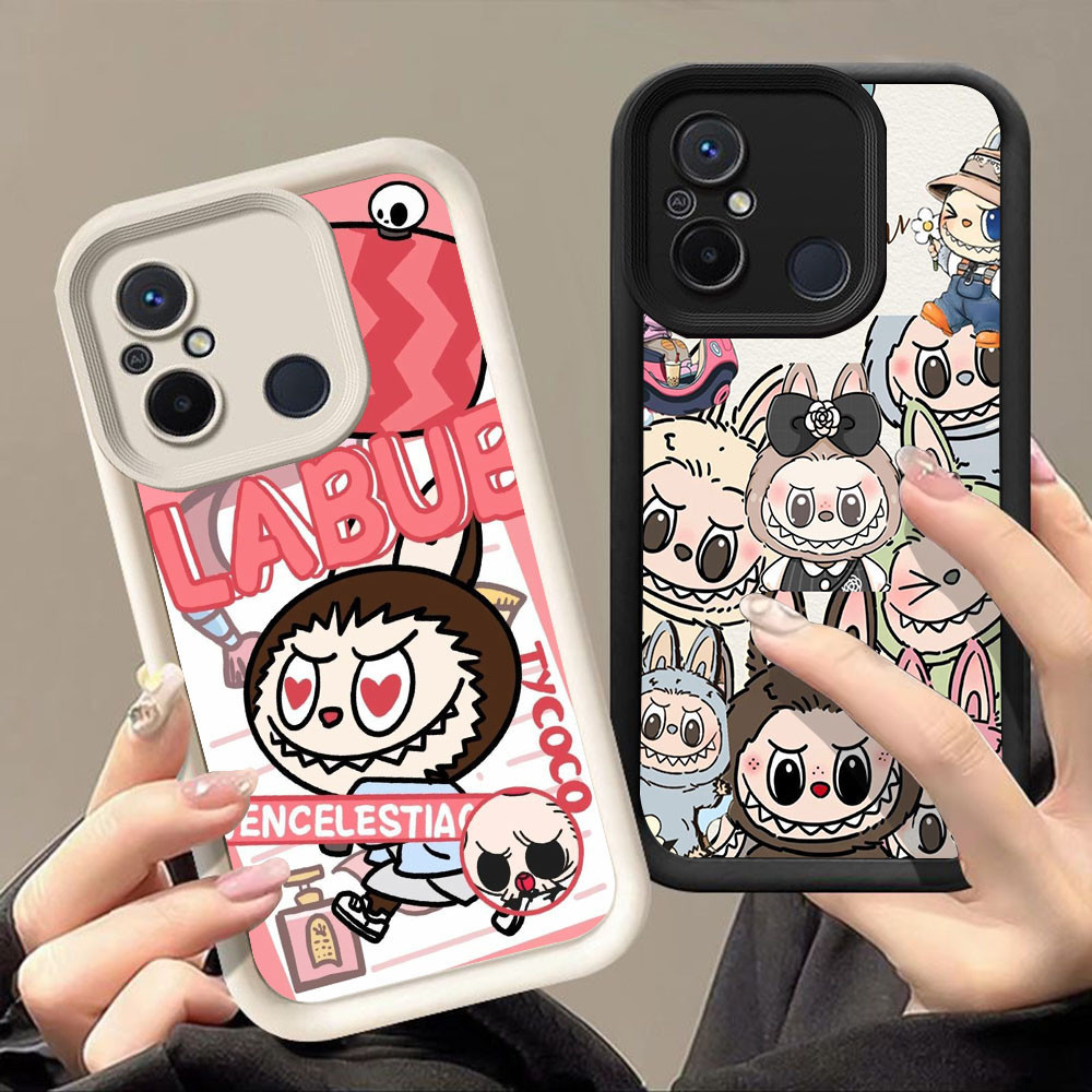 Casing untuk Xiaomi Redmi POCO C55 C31 Note A2 11A 10C A1 9A 7 9C 6A 9T 12C Pro Q-12 Labubu