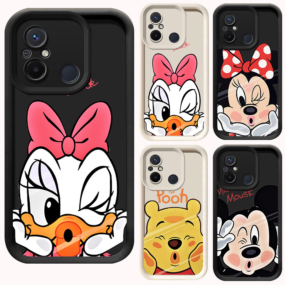 D-46 Mickey Case Casing untuk Xiaomi POCO C31 C55 Redmi 11A 12C 9C 10C