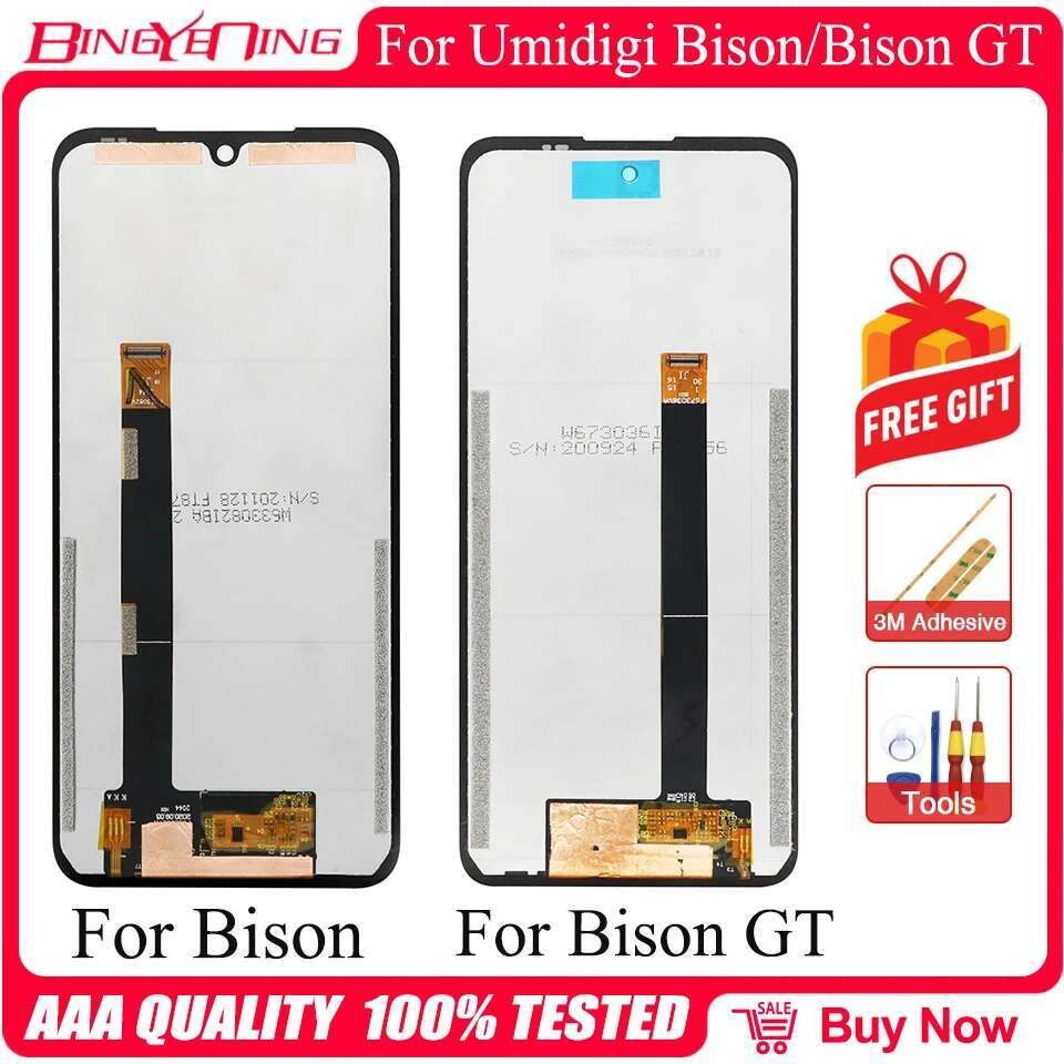 na Orihinal Pro Display+Touch Screen Untuk UMIDIGI Bison 2021 2022 BISON GT LCD Display Tools + +To