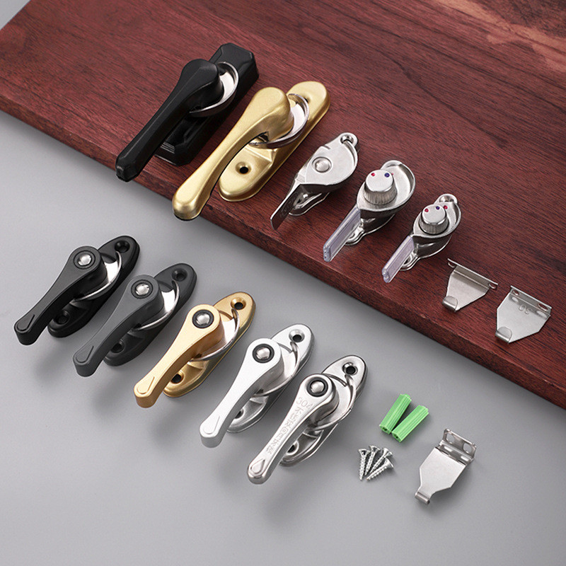 Kunci Jendela Window Lock  Kunci crescent dua sisi baja tanpa bekas, kunci universal aluminium, akse