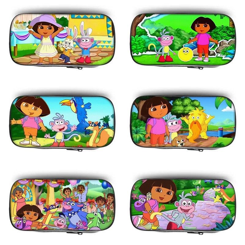 

Tas Pensil Kartun Dora The Explorer Kotak Alat Tulis Tas Pensil Anak TK Kapasitas Besar Anak Laki-laki dan Perempuan