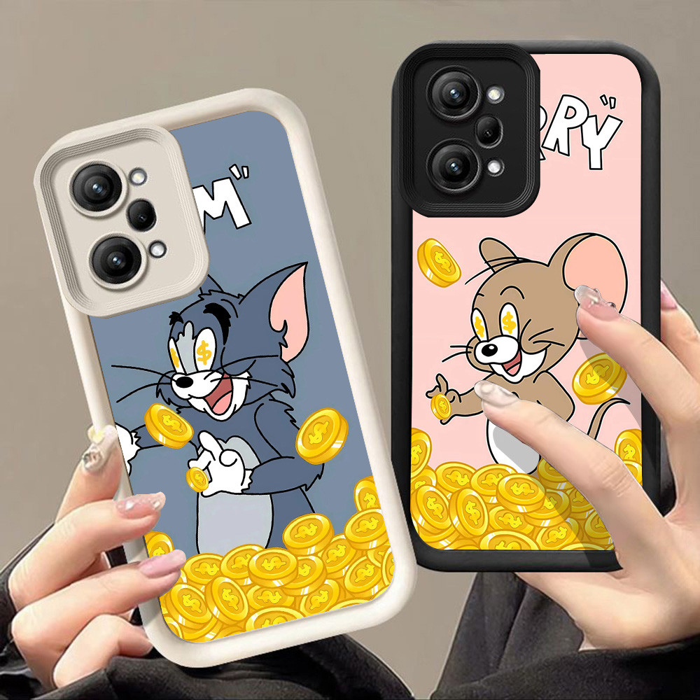 Casing untuk Xiaomi Redmi 13X Note POCO X5 F6 13 12 F5 Pro Turbo 3 5G Q-46 Cat and Mouse