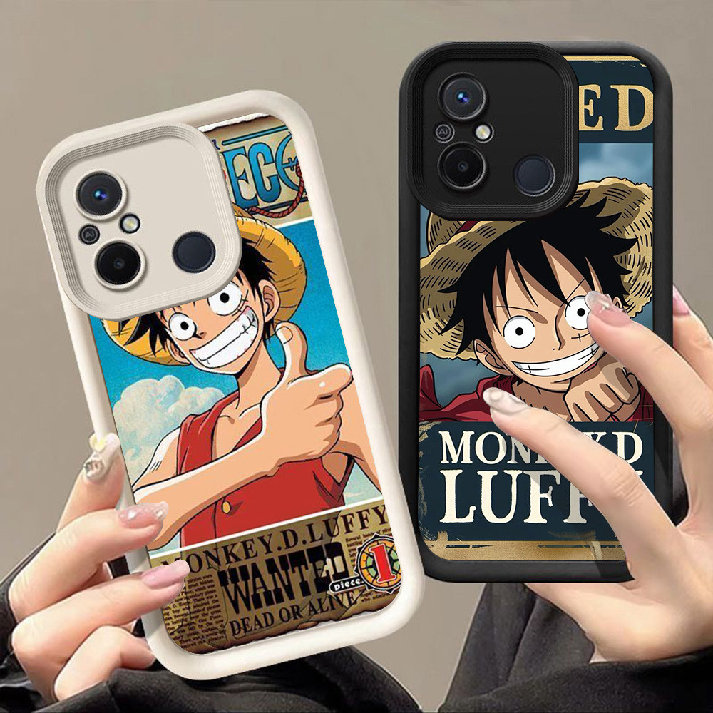 Casing untuk Xiaomi Redmi POCO C55 C31 Note A2 11A 10C A1 9A 7 9C 6A 9T 12C Pro Q-93 Luffy