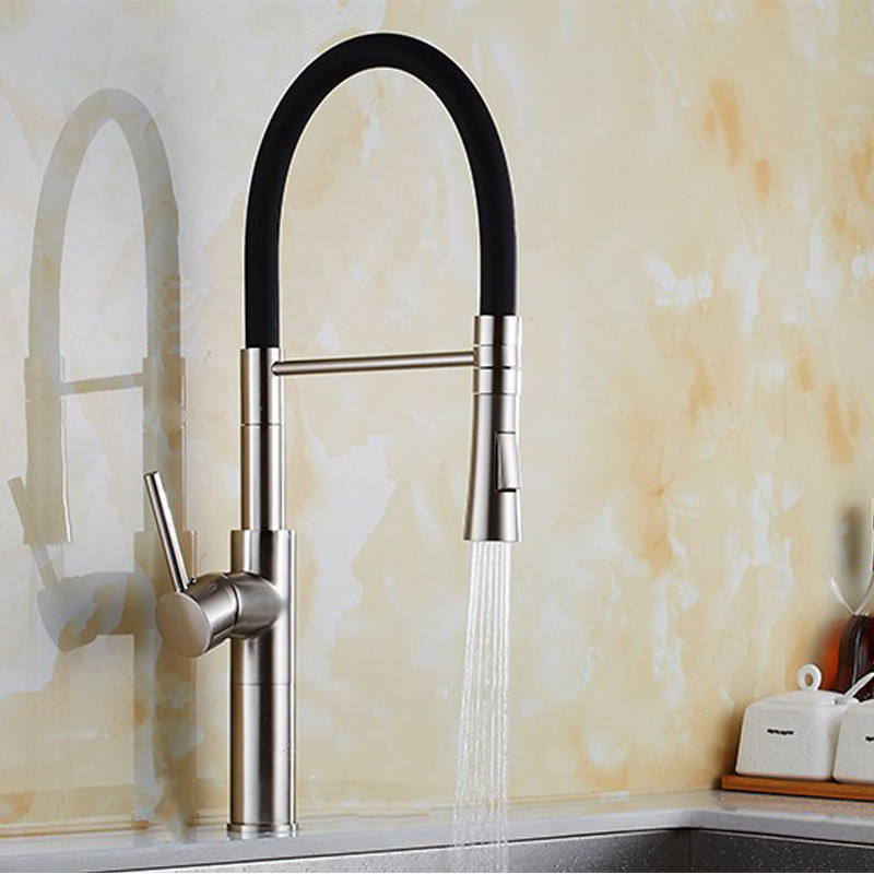 Kran Keran Air Wastafel Faucet Water Taps Dapur Kitchen Cuci Piring Cuci Sayuran Sink  Nikel tembaga