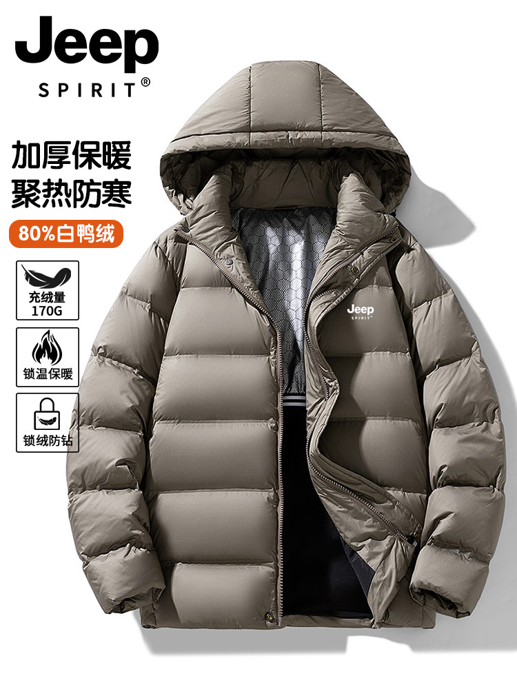 Jeep Spirit Jacket Pria Musim Dingin 2024