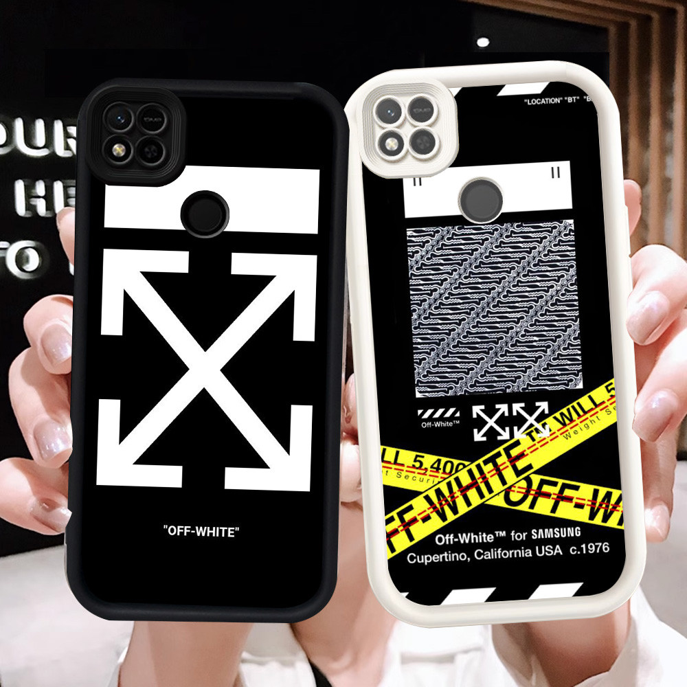 Z-10 off white Putih Hitam Casing untuk Realme Narzo 20 30A C21 C25Y C21Y Case