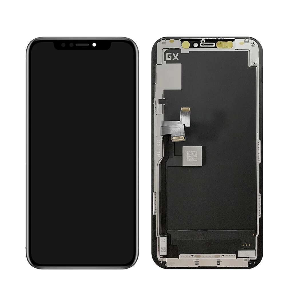 OLED X XS XR Layar LCD Perakitan Layar Sentuh Digital Pengganti untuk iPhone 11 12 13 Pro Max 14 P