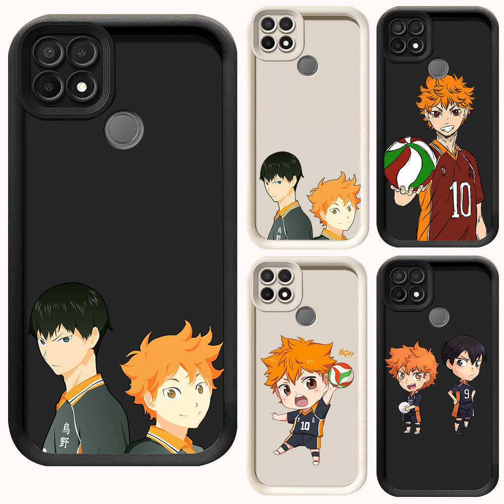 D-107 Haikyuu Case Hitam Putih Casing untuk Realme Narzo 30A C21Y C21 20 C25Y