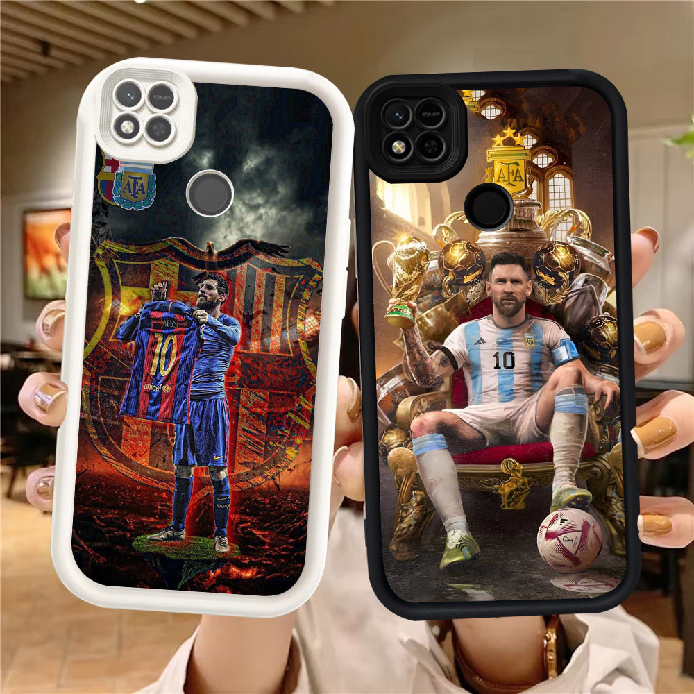 Z-13 Messi 10 Putih Hitam Casing untuk Realme Narzo 20 30A C21 C25Y C21Y Case