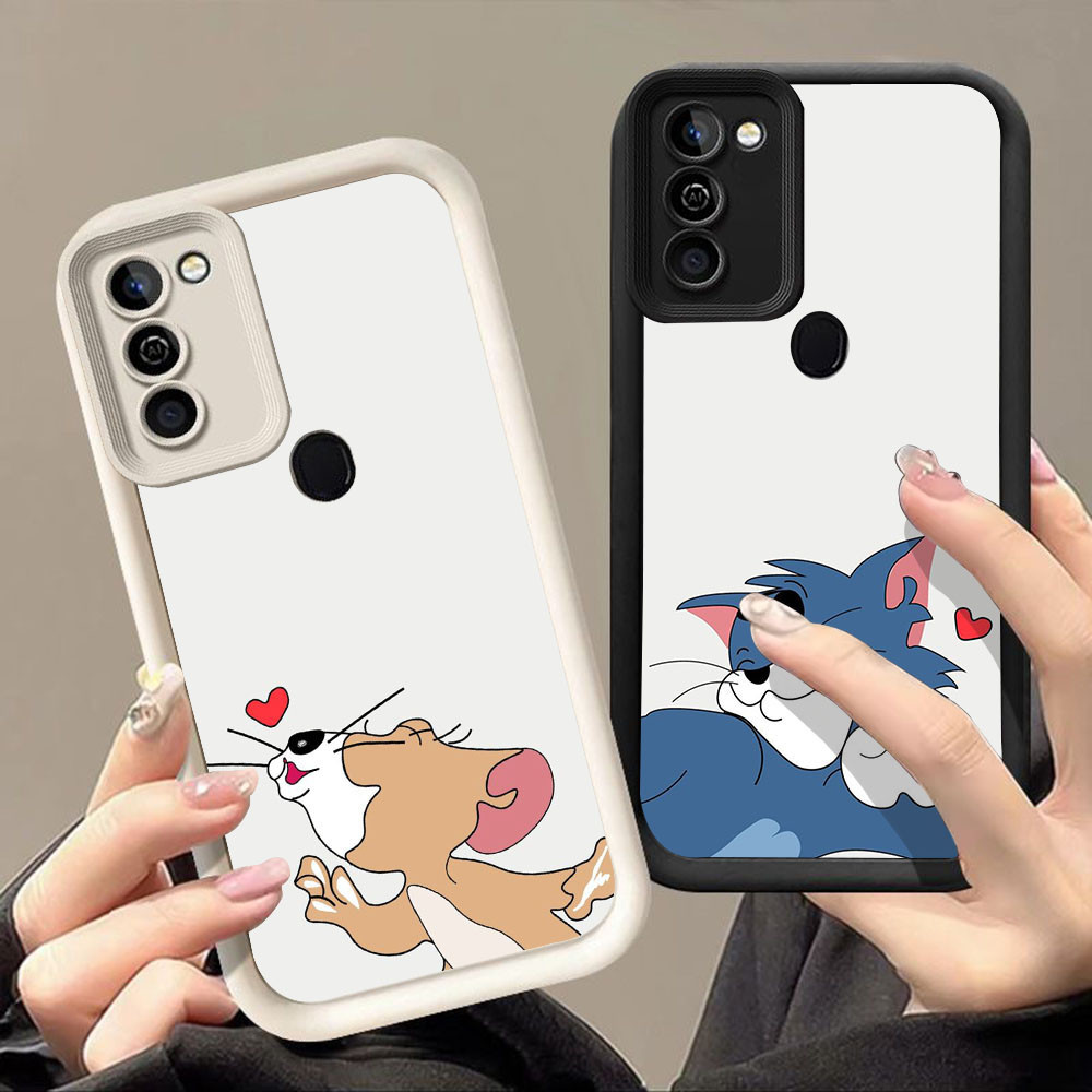 Casing untuk Samsung A50 A30s A50s A30 A20 A55 A11 A10S A21S A20S M11 5G Q-18 couple Kiss