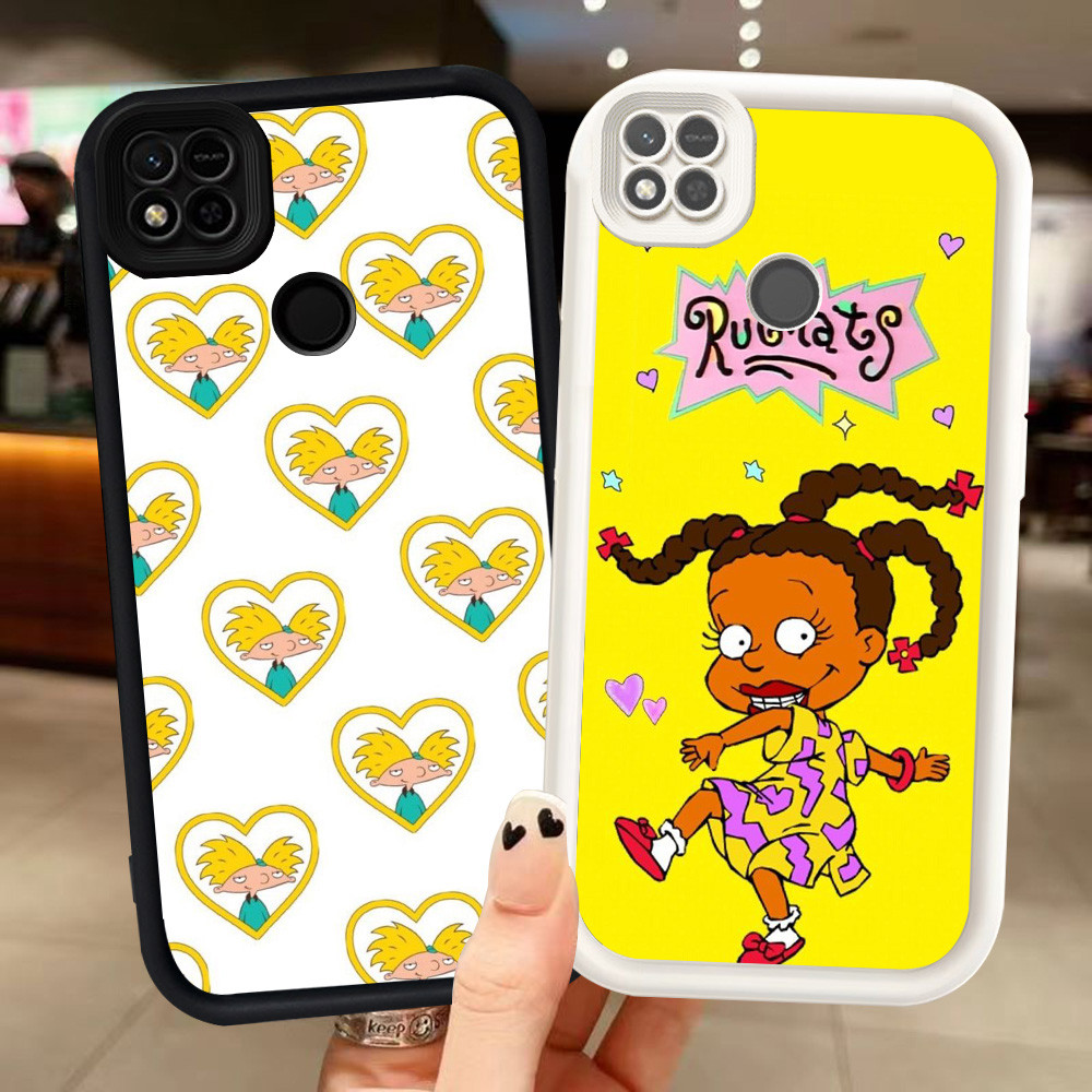 Z-32 Rugrats Putih Hitam Casing untuk Realme Narzo 20 30A C21 C25Y C21Y Case
