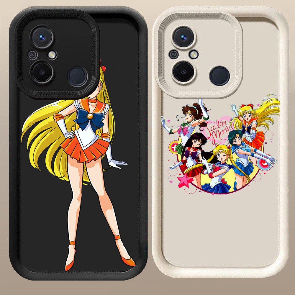 D-28 Sailor Moon Case Casing untuk Xiaomi POCO C31 C55 Redmi 11A 12C 9C 10C