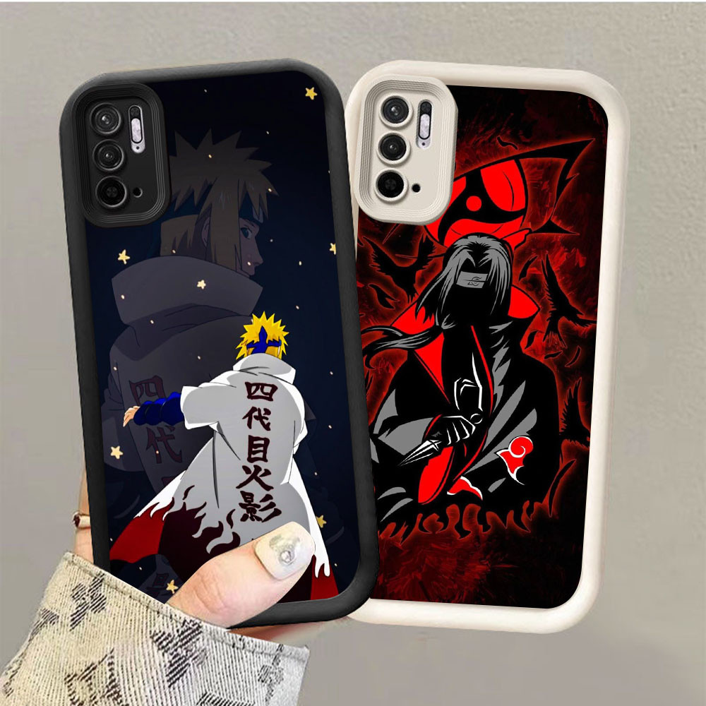 HK-31 Naruto Luxury shockproof Casing untuk Xiaomi Redmi Note 6A 10 10S 10T POCO M4 M5S Lite Pro