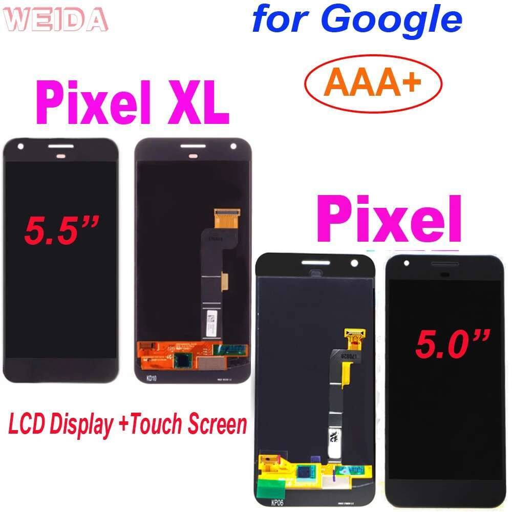 Google XL 2 3 3A 4 LCD Touch Screen Digitizer Assembly Untuk 2XL 3XL Pixel 3AXL 4XL Display