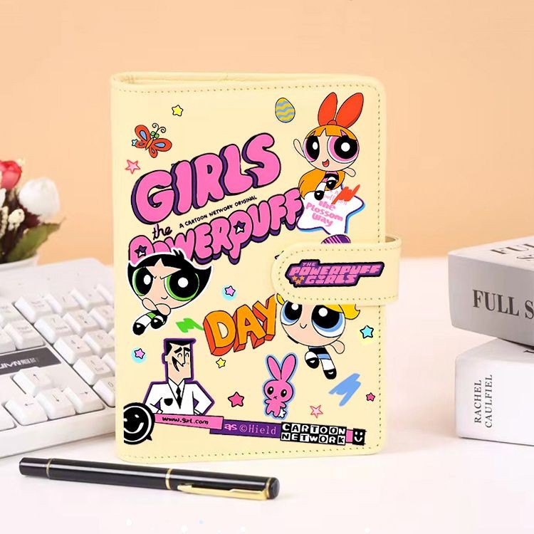 

Buku Panduan Periferal Powerpuff Girls Buku Catatan Bunga Buku Harian Gelembung Dua Dimensi Tampak