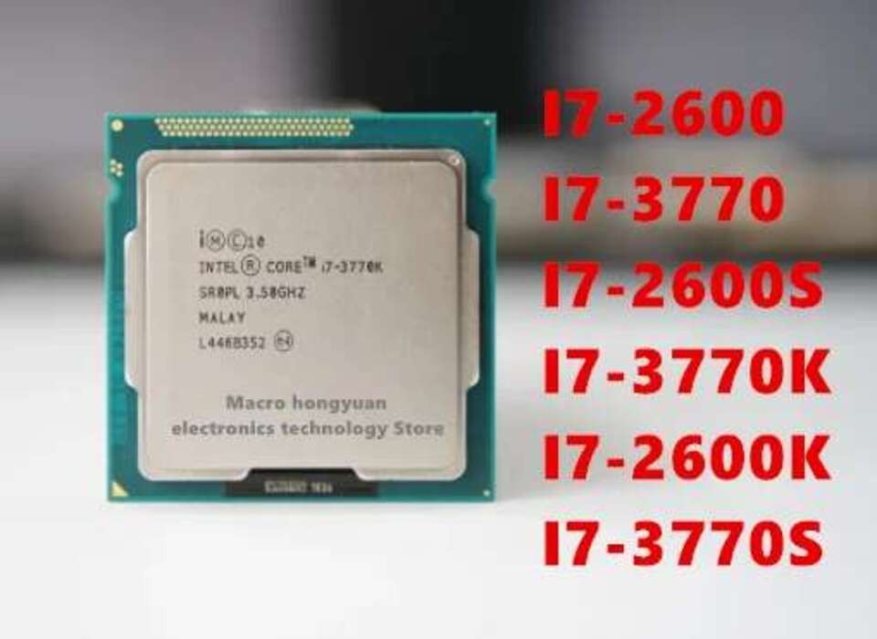 I7-2600 I7-3770T I7-2600S I7-3770K I7-2600K I7-3770S I5-2500K I5-2550K I5-3570K quad-core 1155