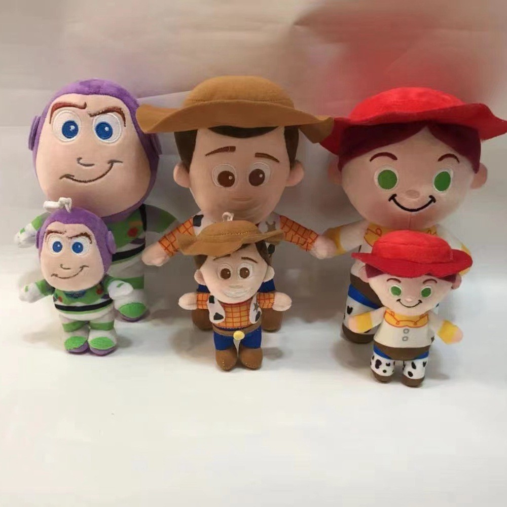Boneka Mini Karakter  Anime Movie Lightyear Plush Woody Cowboy Universe Man Buzz Doll  Import