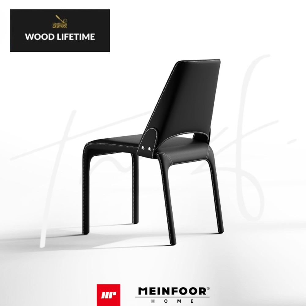 Designer minimalis makan, kulit sadel rumah, restoran, meja dan makan terkenal internet, kamar model