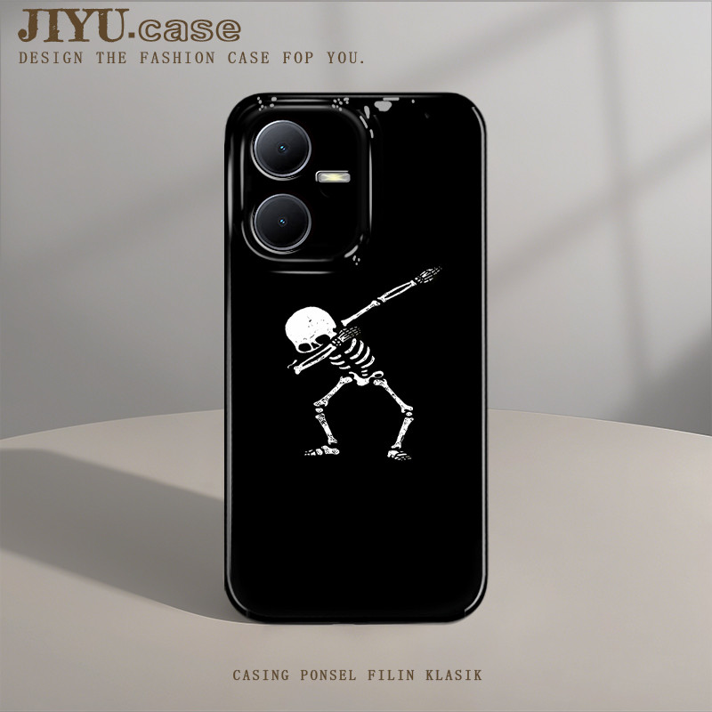 Asthetic glossy hard case untuk VIVO V23 S12 V23 Y15S Y15A Y15C Y01 Y10 Y17 Y3 Y12 Y15 Y19 Y5S Z5I Y