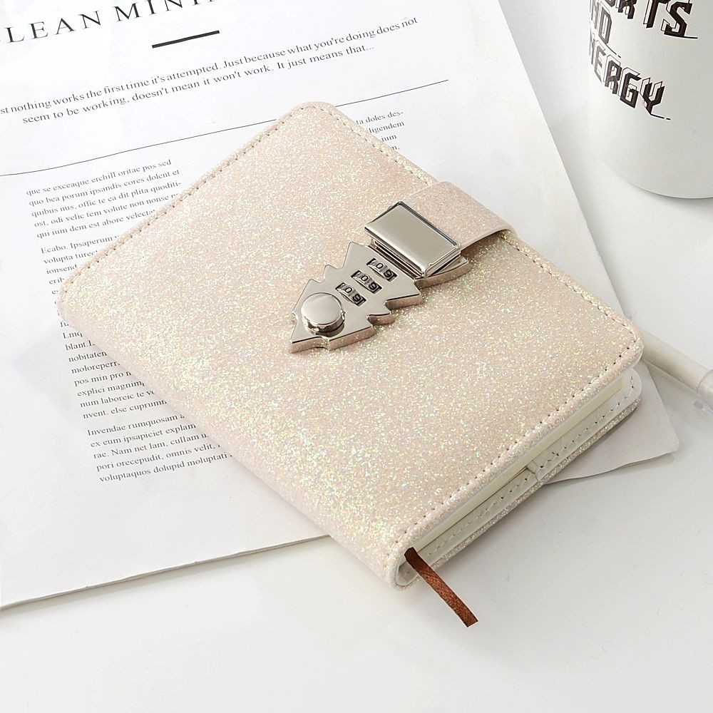 

Glitter Flash Flipbook baru dapat dibawa ke mana pun Anda pergi, notepad notebook dengan kunci kata sandi diary a7