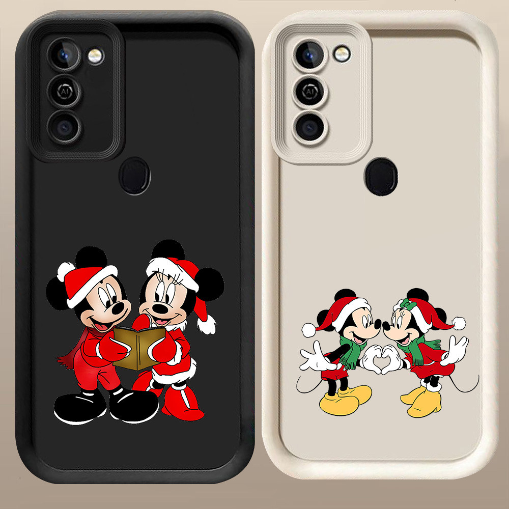 D-93 Christmas Mickey Case Casing untuk Samsung Galaxy A21S M21 A11 M30S A10S A20 A20S