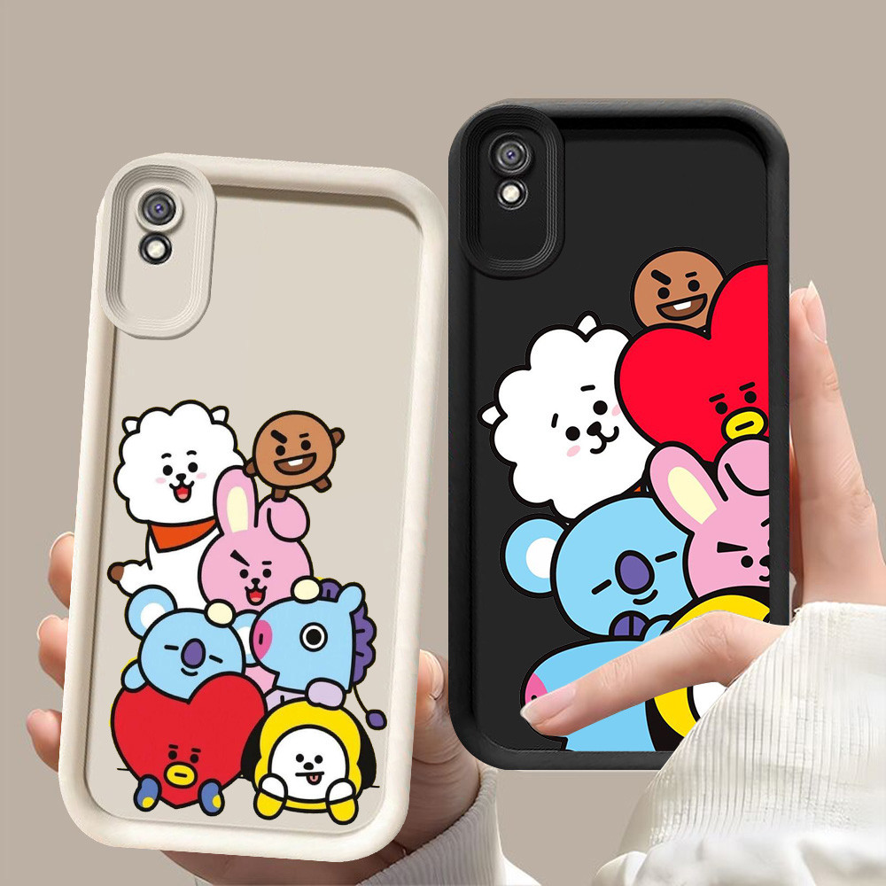 D-48 BT21 Case Casing untuk Xiaomi POCO M3 Redmi Note 6A 9A 7 9T Pro