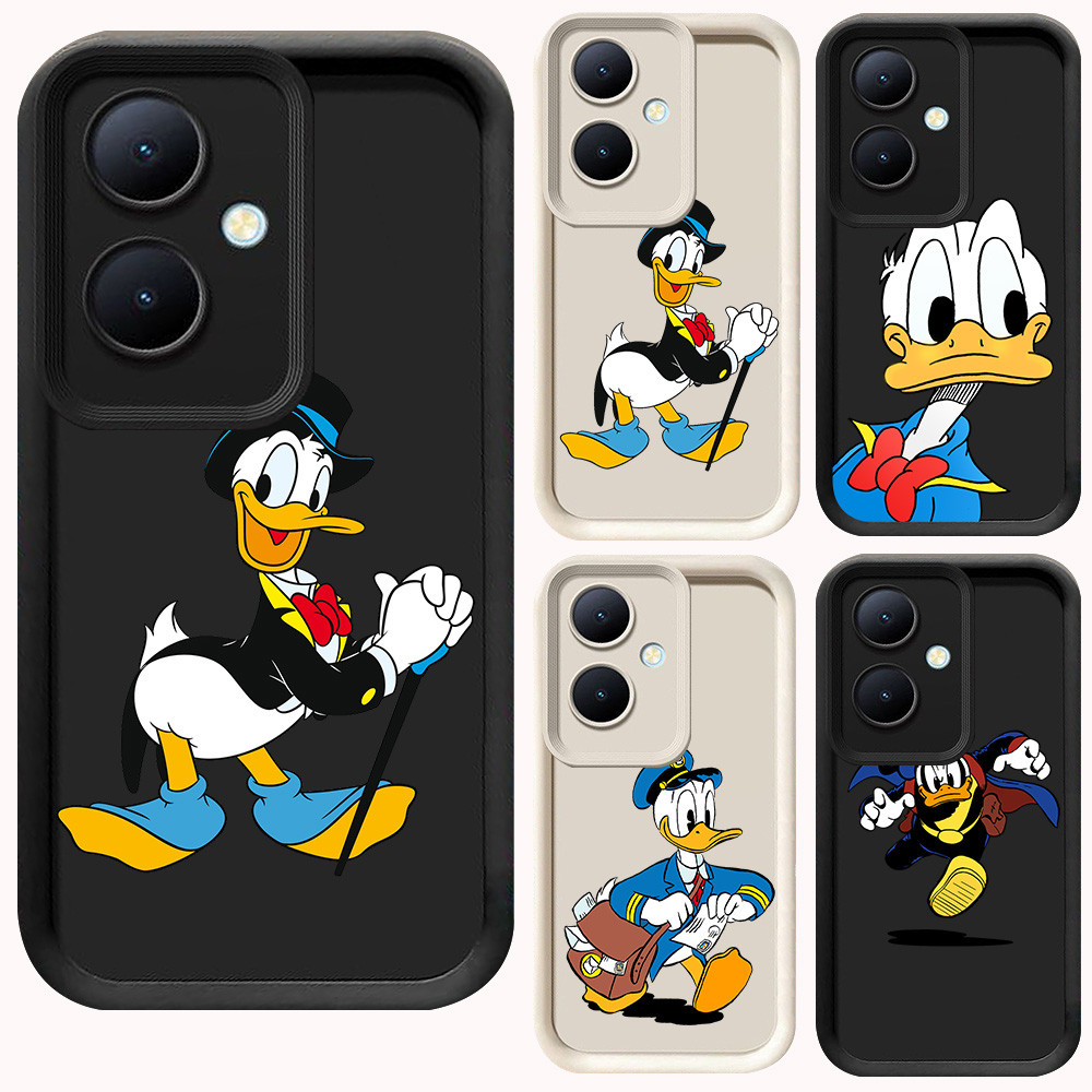 D-36 Donald Duck Case Casing untuk Xiaomi POCO C65 Redmi 13C A1 A2 K60 Ultra