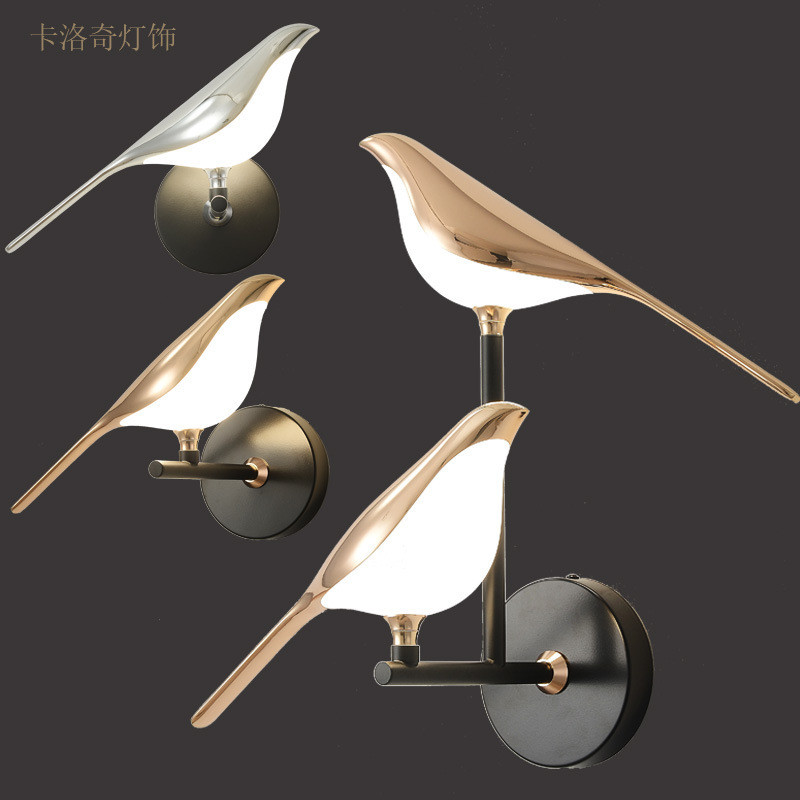 Lampu Dinding Tembok Interior Wall Lamp LED  Magpie modern minimalis ruang tamu dinding latar belaka