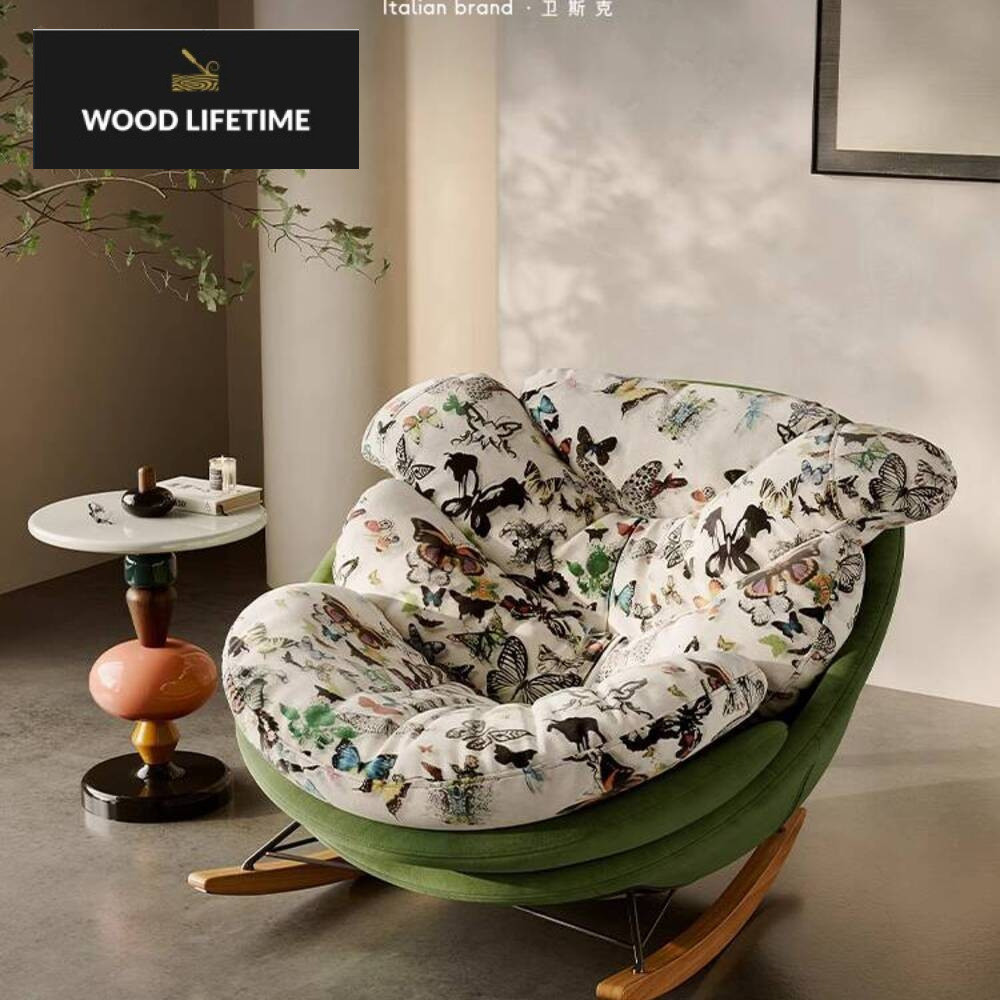 Paten VRSUK sederhana kupu-kupu batu lounge malas sofa satu orang rumah ruang tamu kursi libur