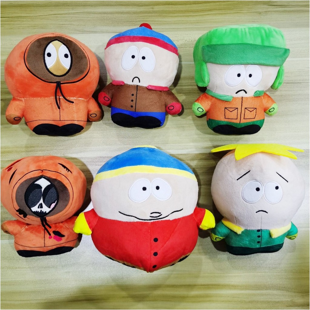 Boneka  Plush Toys South Park, Four Cheap Cheats, Gruff Dolls, dan Rich Kid Paradise  Import