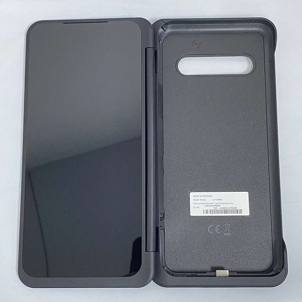Original ThinQ 5G LCD Dual Screen Sekunder Dengan Bingkai adaptor magnetik Untuk LG V60 dual screen