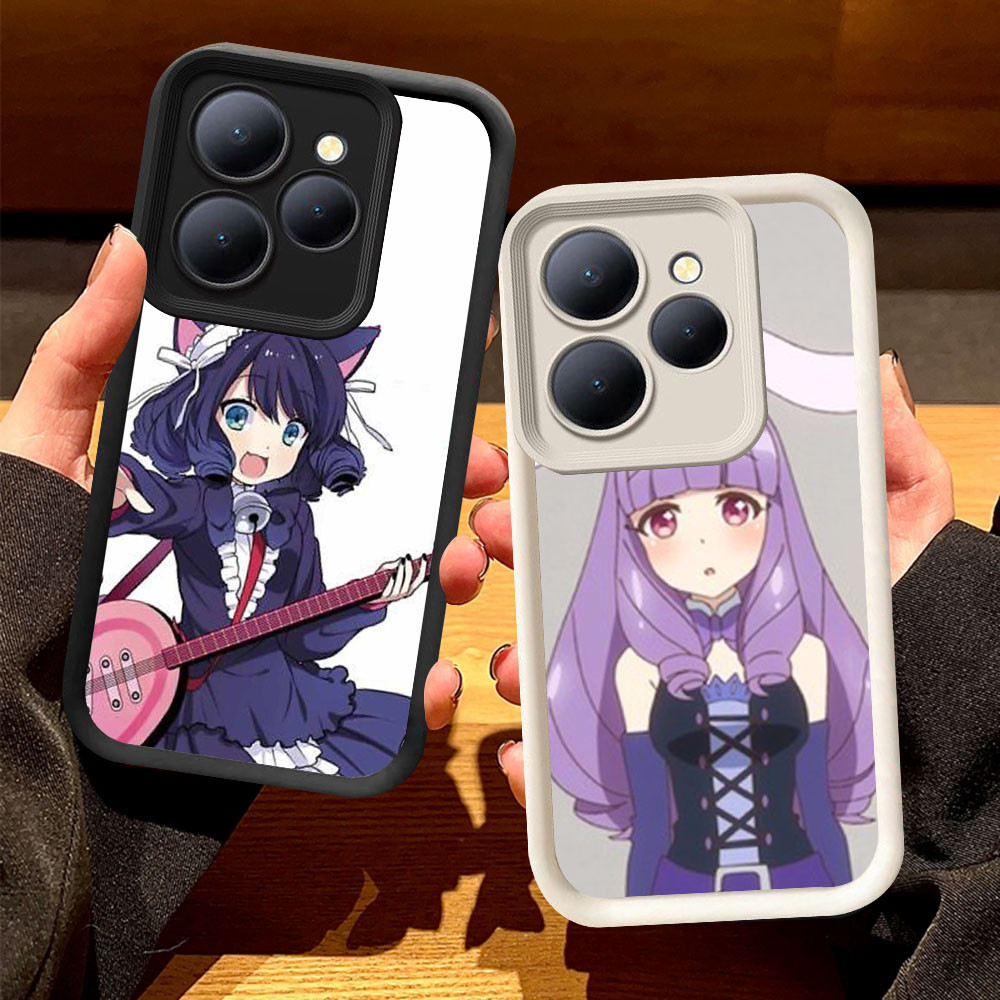 O-5 Showbyrock Casing untuk Tecno ITEL A70 POP Spark 8 Pova 6 GO 2024 20 Pro 5G Hitam dan Putih