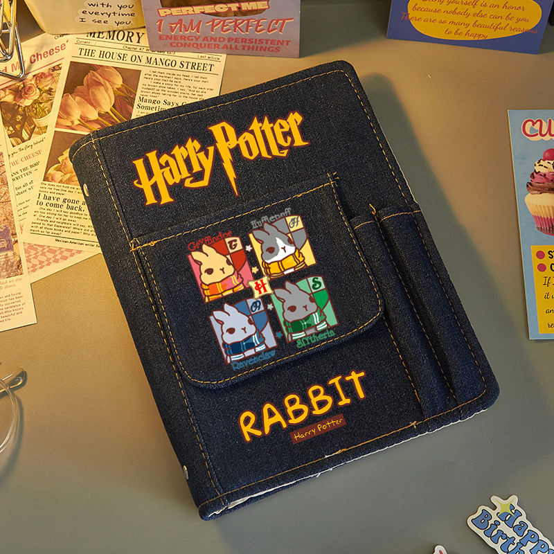 

Harry Buku Besar Tangan Daun Longgar Buku Catatan Kastil Ajaib Hogwarts Penyihir Kelinci Kreatif Bu