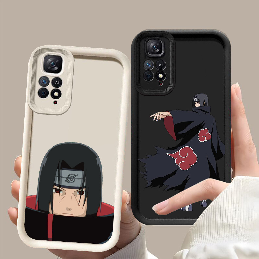 D-4 Naruto Uchiha Sasuke Case Casing untuk Xiaomi Redmi Note 11S 11 11T SE Pro 5G