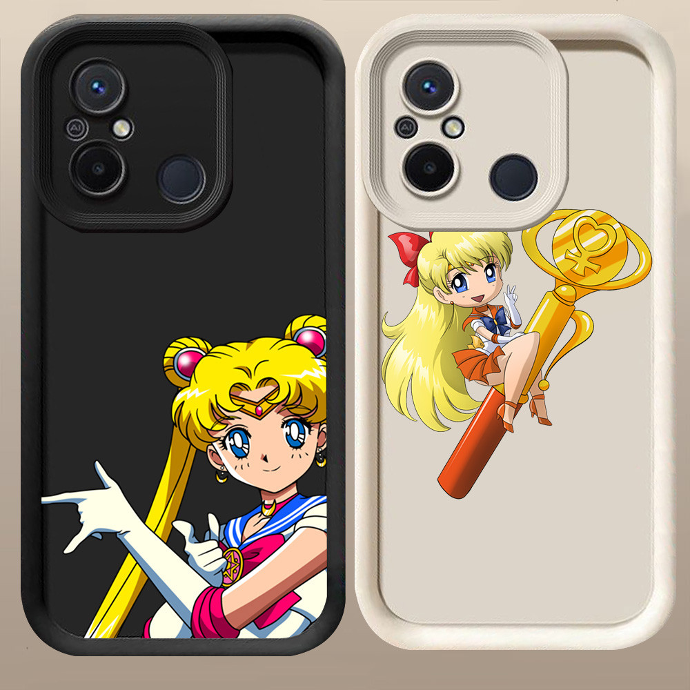 D-72 Cute Sailor Moon Case Casing untuk Xiaomi POCO C31 C55 Redmi 11A 12C 9C 10C