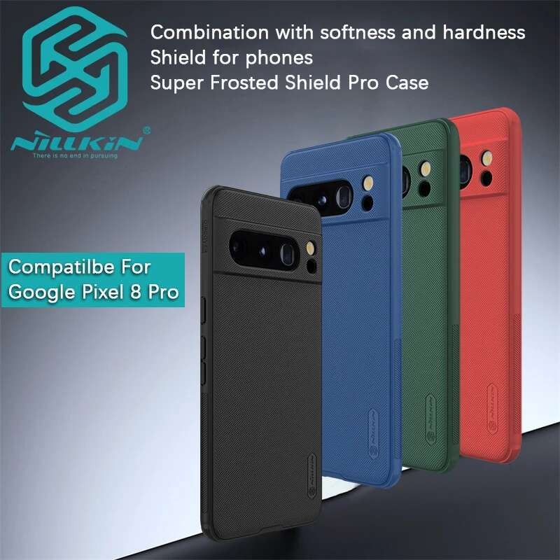 Nillkin's Untuk Google Pixel 7A/6A/Pixel 7 Pro/Pixel 8 Frosted Shield Pro pelindung case 7A/6A/ 7A/