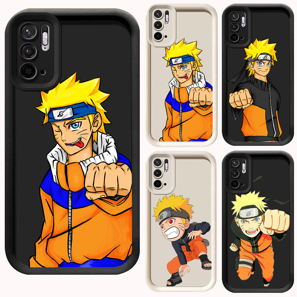 D-61 Naruto Case Casing untuk Xiaomi Redmi Note 10T 10S 10 Pro 5G