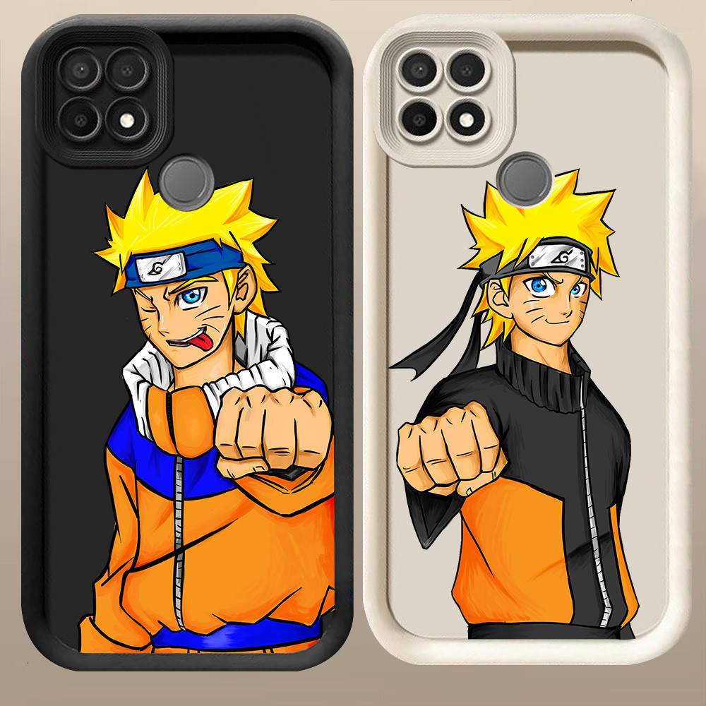 D-61 Naruto Case Hitam Putih Casing untuk Realme Narzo 30A C21Y C21 20 C25Y