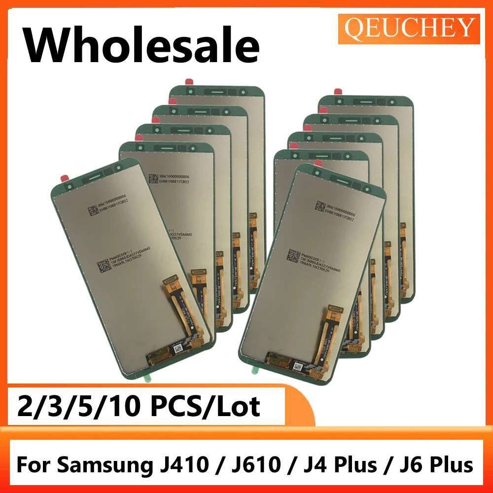 Potongan/Lot 2/3/5/10 Untuk J415 J6 Plus J610 J4 Core J410 Layar LCD Sentuh Digitizer