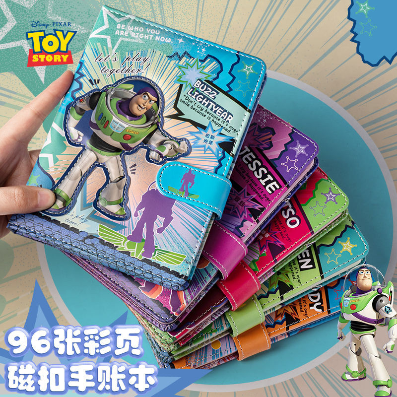 

Halaman mewarnai buku catatan Toy Story asli buku besar tangan gadis notepad bernilai tinggi hadiah kartun gesper magnetik