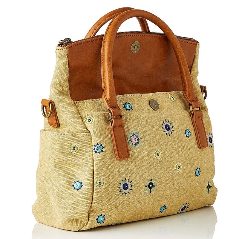 Perdagangan luar negeri pesanan terakhir tas tangan bordir wanita Desigual Spanyol tas selempang bah