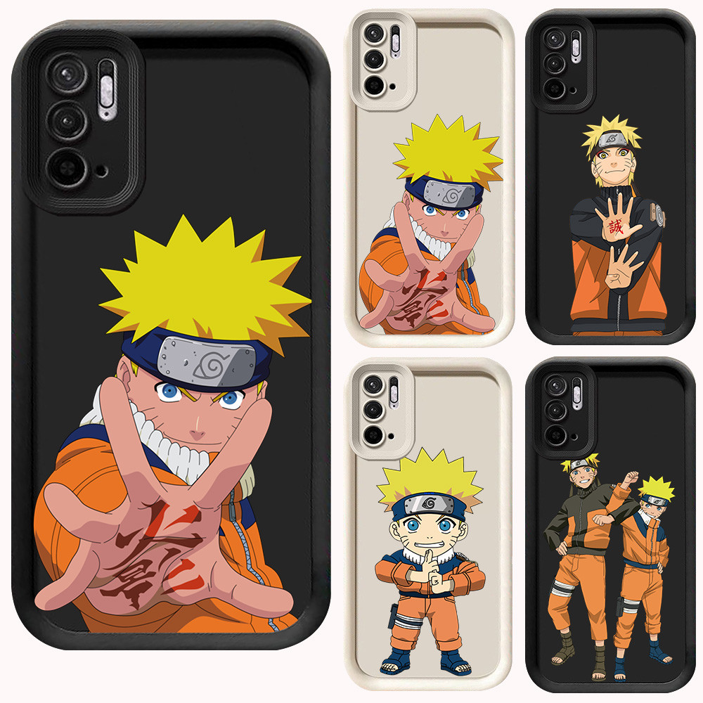 D-23 Naruto Case Casing untuk Xiaomi Redmi Note 10T 10S 10 Pro 5G