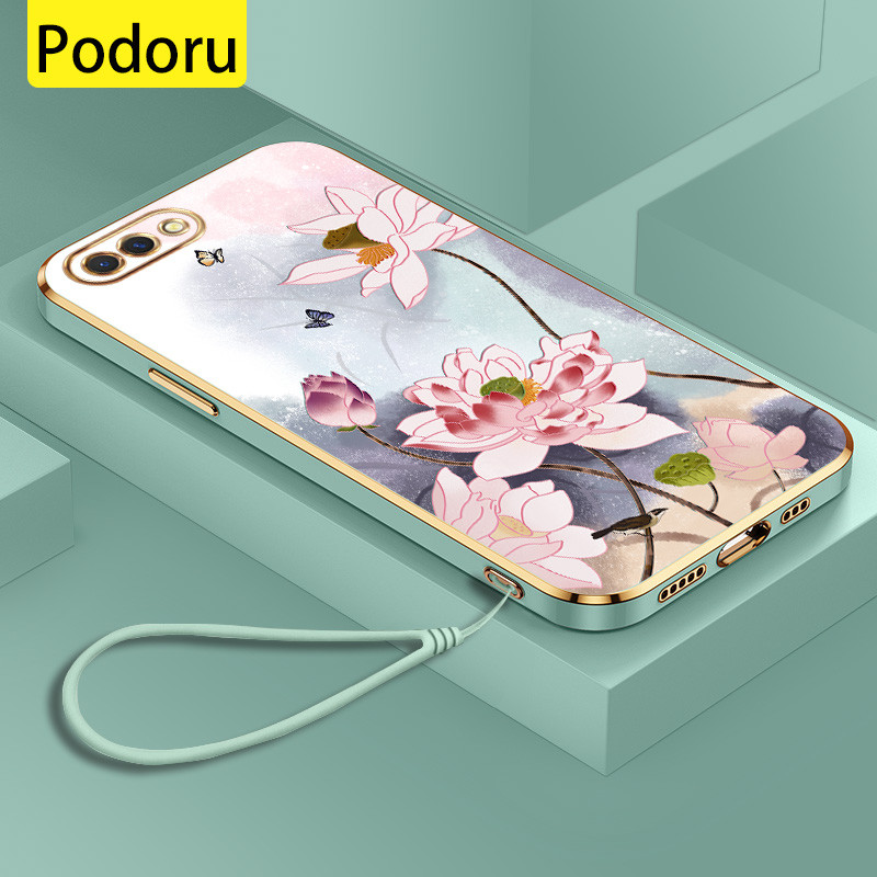 Soft Case Hp Untuk OPPO A3s A12e Realme C1 CPH1805 CPH1853 A1603 MX181 CPH1803 CPH1853  Minyak pada 
