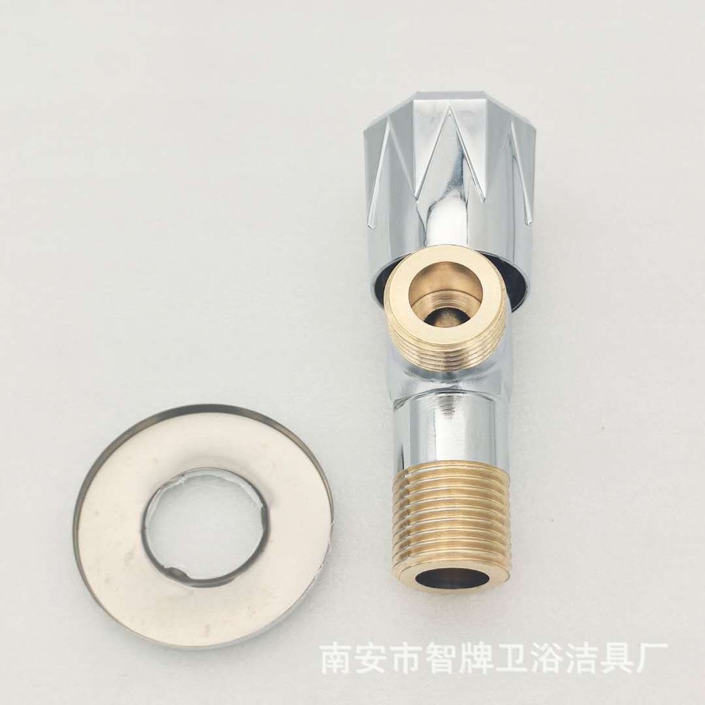 Kran Kamar Mandi Faucet Keran Air  Berlian roda gigi merah flush segitiga toilet heater water stop d