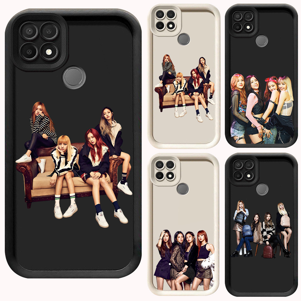 D-84 BLACKPINK Case Hitam Putih Casing untuk Realme Narzo 30A C21Y C21 20 C25Y