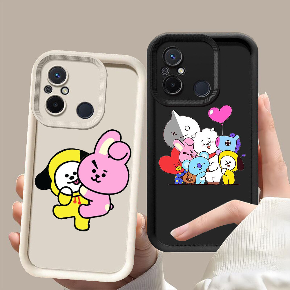 D-48 BT21 Case Casing untuk Xiaomi POCO C31 C55 Redmi 11A 12C 9C 10C