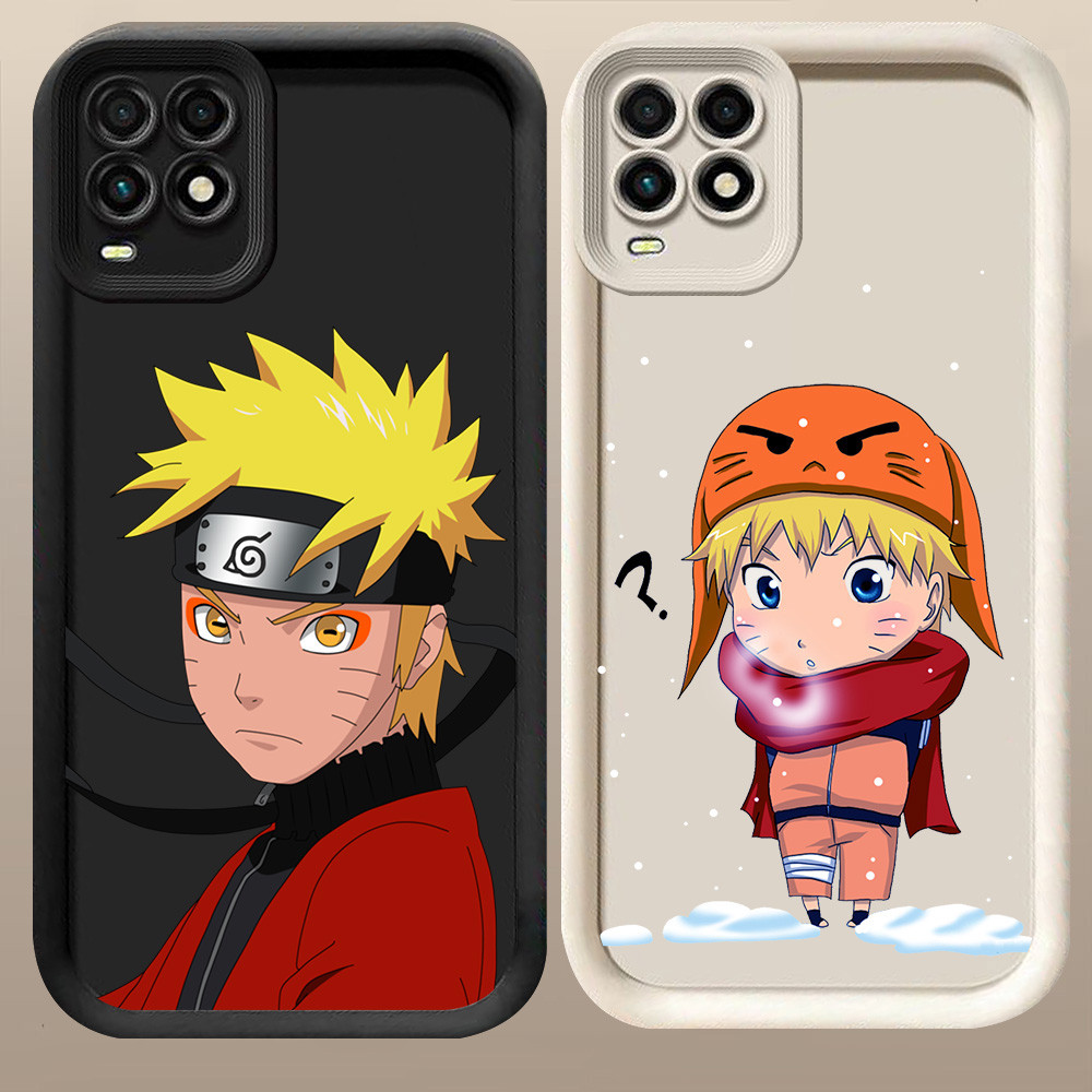 D-31 Naruto Ainime Case Hitam Putih Casing untuk OPPO A54 Realme 8 8S Pro 5G